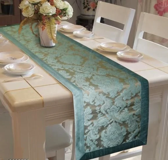 Elite Polyester Jaquard Desgin Table Runner - Polyster, Pack of1